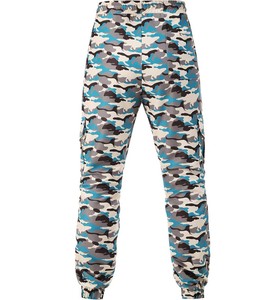 Pantalon de jogging décontracté pour homme, imprimé camouflage, taille élastique avec cordon de serrage, poches cargo, style printemps, en polyester mi-lourd - Product Image 6