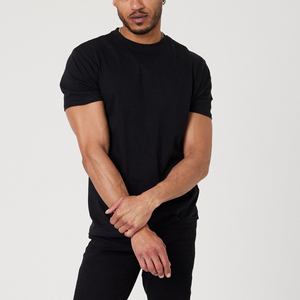 Camisetas de Hombre Tejidas de Color Puro, 100% Algodón, 230g, Talla Grande, Nueva Tendencia de Verano 2026 - Product Image 3