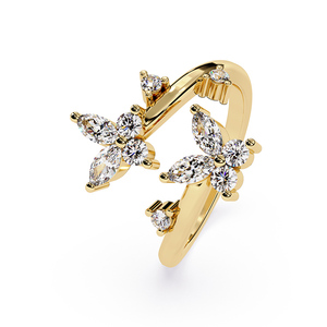 Leaders in Supplying Proven-Quality Handcrafted 925 Sterling <b>Silver</b> <b>Solitaire</b> Diamond <b>Rings</b> with VVS Clarity from Indian Vendor - Product Image 1
