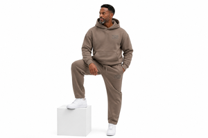 Conjunto Deportivo de Alta Gama para Hombre, 520 g/m², Transpirable, Servicio OEM, Sudadera con Capucha y Pantalones Deportivos, 2026 - Product Image 2