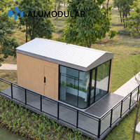 Maison préfabriquée personnalisée pour jardin et glamping, vente en gros de maisons modulaires préfabriquées