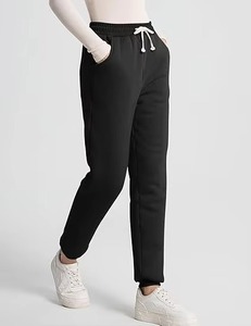 Pantalones de Salón de Tela Suave para Mujer, Pantalones Formales con Cierre de Botones para Mujer, Pantalones Rectos con Cintura Elástica para Mujer - Product Image 3
