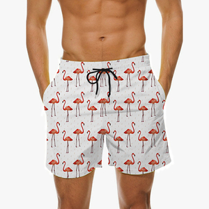 Shorts de bain personnalisés pour hommes, respirants, avec impression de votre propre design, shorts de bain à séchage rapide pour hommes, taille élastique avec cordon de serrage - Product Image 5
