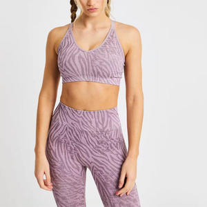 Leggings de Cintura Alta, Top Deportivo, Conjunto Deportivo de 2 Piezas para Mujer, Leggings de Cintura Alta, Conjunto de Gimnasio con Logotipo Frontal - Product Image 3