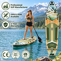 Planche de paddle gonflable Drop Stitch 11'6''x35''x6'' pour le surf et les activités aquatiques