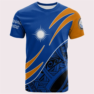 Custom Printed Greek Flag Modern Graphic Design Men’s Everyday T-Shirt - Product Image 4