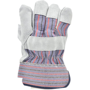 Gants de travail en cuir de qualité supérieure, design unique, avec bracelet élastique, antidérapants, usage général, en cuir de vachette, haute valeur - Product Image 2