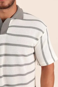 เสื้อเชิ้ตผู้ชายแบบสั่งตัดพอดีตัว เนื้อผ้านุ่ม ใส่สบาย ลายคู่รักน่ารัก ใส่ได้ทั้งชายหญิง ระบายอากาศได้ดี ไซส์ใหญ่ เป็นมิตรกับสิ่งแวดล้อม รับสกรีนโลโก้ ผ้าโพลีเอสเตอร์/คอตตอน แขนสั้น แบบเรียบ - Product Image 5