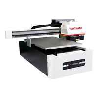 Nueva Impresora UV Plana Automática YONGYUAN 6090, Configuración de 15 Colores para Impresión de Logotipos en Ropa con Relieve 3D, Barniz UV, DTF, Película TPU 1