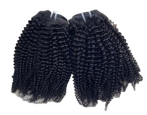 Top Quality Wholesale <b>Curly</b> <b>Bundles</b> 100% Human Brazilian Hair Cuticle Aligned Hair Extensions Weft - Product Image 6