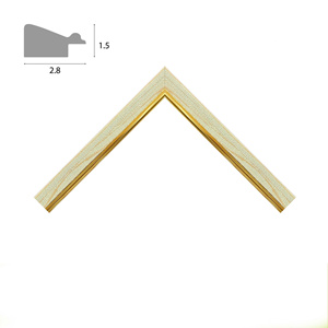 Modern <b>Wood</b> Grain PS Polystyrene Picture Frame Moulding Minimalist Wide <b>Border</b> OEM Custom Photo Frame Factory - Product Image 3