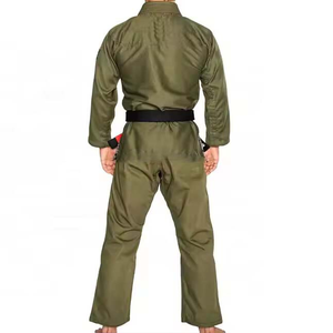 Uniforme de judo pour adultes unisexe, 100% coton, durable, coupe classique, gris avec ceinture noire - Product Image 5