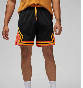 Shorts de basketball pour hommes OEM de haute qualité, style streetwear, avec cordon de serrage, taille élastique, imprimé graphique, nouveau design élégant, résistant. - Product Image 4