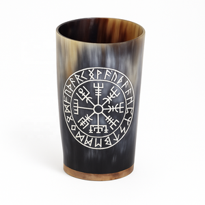 Cuerno Vikingo Artesanal de Cuerno Natural de Alta Calidad, 200-250ml, 6 Pulgadas, Estilo Vintage, Regalo Empresarial, Apto para Lavavajillas, para Bebidas Frías - Product Image 6