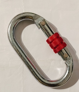 Mosquetón de Aluminio con Certificación de Seguridad y Cierre Fuerte para Uso Profesional en Trabajos en Altura - Product Image 5