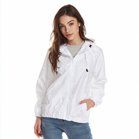 Vestes coupe-vent légères pour femmes, veste de pluie pour femmes, veste coupe-vent légère et pliable
