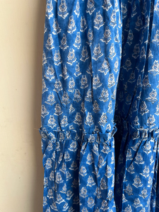 Vestido Midi Informal de Algodón para Mujer, 100% Algodón Indio, Escote Corazón con Bordado y Borlas, Vestido Largo Maxi de Verano - Product Image 3