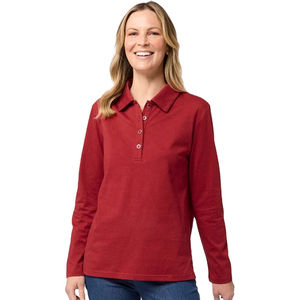 Camisetas Polo para Mujer, Estilo Casual y Profesional, Mezcla de Algodón Suave y Spandex, Camisetas Polo Estampadas para Mujer al por Mayor para el Verano - Product Image 1