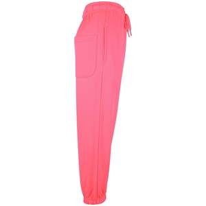 Pantalon de jogging en molleton pour femme, coupe droite, taille élastique mi-haute, 100 % coton respirant, idéal pour le sport et le jogging - Product Image 3