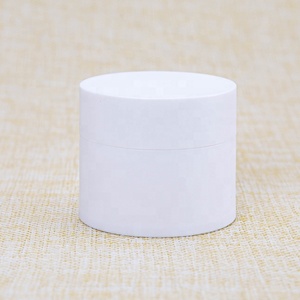 Frascos Redondos de 30 ml para Muestras de Cosméticos, Color Blanco Mate, para Crema Corporal y Crema para Ojos, Material de Tapa de Plástico - Product Image 1