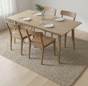 Alfombra Abstracta de Lana Hecha a Mano, Ecológica, Apta para Mascotas, Moderna, Minimalista, para Sala de Estar, Alfombra de Lana Gruesa y Suave con Bucles - Product Image 1