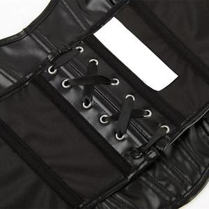 Corset en cuir véritable pour femme, gaine amincissante tendance, bustier en peau d'agneau de qualité supérieure, vente en gros, fournisseur d'usine OEM - Product Image 6