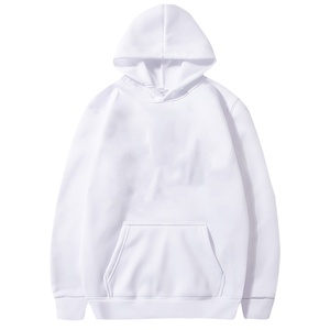 Sweat-shirts à capuche en coton pour hommes, col à cordon, pull-over décontracté, col rond, manches longues, sweat-shirts de sport, texte et logo personnalisés pour hommes - Product Image 1