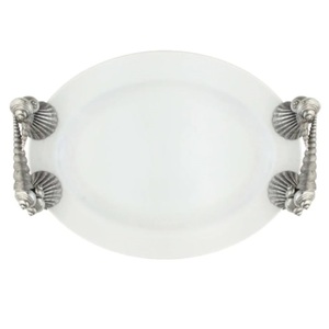 Bandeja Metálica de Diseño Atractivo en Oferta para Servir en Bodas y Eventos, Bandeja para Servicio de Catering a un Precio Accesible - Product Image 1