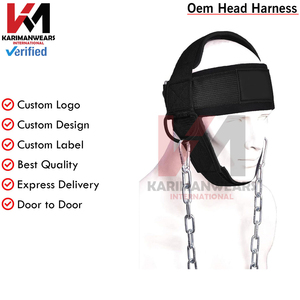 Neck <b>Training</b> Harness Men Women Gym Weightlifting Support <b>Strength</b> Resistance Workout Band OEM Supplier - Product Image 2