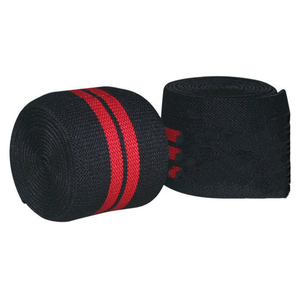 Wholesale Knee Wraps Triple-Stitched Industrial <b>Strength</b> Elastic Custom Logo <b>Strength</b> <b>Training</b> Factory - Product Image 5