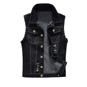 Jeans de mujer de cintura alta, corte recto ajustado, transpirables, con dobladillo con abertura, lavado claro, de mezclilla, casuales, de longitud completa, de algodón lavado a la piedra, con botones - Product Image 3