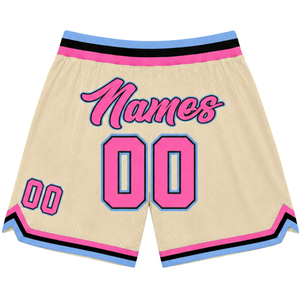 <b>Men</b> Neutral <b>Pink</b> Sublimated Mesh Basketball <b>Shorts</b> Polyester Athletic Sports <b>Shorts</b> Team Practice Game Wear Clothing - Product Image 2