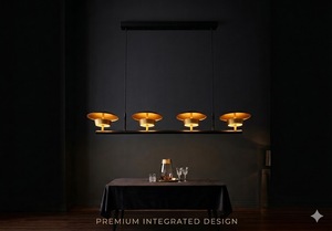 Luxury Gold LED Chandelier Pendant Lamp for Dining Room and Restaurant - Product Image 3