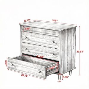 Elegante Comodino Moderno in Rovere, Tavolino/Armadietto Intelligente per Camera da Letto, per Appartamento o Casa di Campagna - Product Image 3