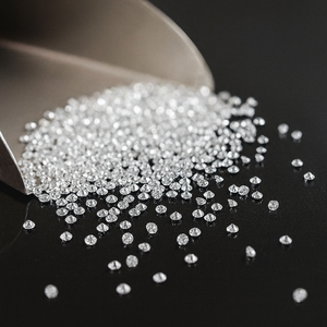 เพชรขนาด 1.80 มม./2 มม. สี DEF ความสะอาด VVS/VS รูปทรงกลม ไม่ได้รับการรับรอง สำหรับทำเครื่องประดับ เพชรสำหรับฝังข้าง - Product Image 3