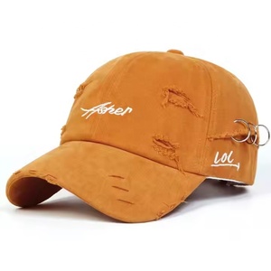 Gorra de béisbol vaquera bordada ajustable Unisex, nuevo diseño, sombrero deportivo de estilo callejero, hebilla de anillo de Metal de alta calidad para la playa - Product Image 2
