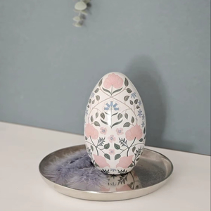 Hammered <b>Silver</b> Metal Eco-Friendly Party Decorative Tray <b>Coffee</b> <b>Table</b> Centerpiece Modern Luxury Textured Display Vanity Home - Product Image 1