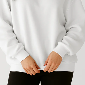 Sweat-shirt doublé personnalisé style sororité, à manches longues et épaules tombantes, coupe décontractée, chic et confortable pour le quotidien - Product Image 2