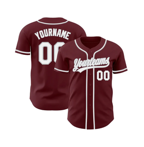 Camiseta de béisbol para mujer, manga corta, con botones, cuello en V, transpirable, uniforme de poliéster en rojo, negro, rosa, blanco y azul - Product Image 6