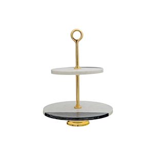 Decorative Farmhouse Style Wooden <b>Cake</b> <b>Stand</b> With Durable Round Platform For Kitchen Counter Dessert Display - Product Image 2