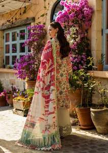 Abiti Estivi Trendy per Donne/ Vestiti Estivi Femminili/ Completi Pakistani in Tessuto Lawn a 3 Pezzi - Product Image 4