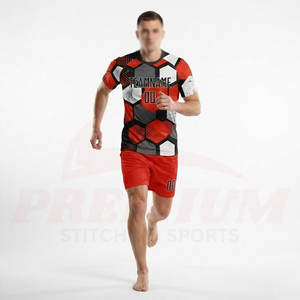 Fournisseur d'uniformes de football sur mesure, fabricant de maillots et shorts de football, tissu 100% polyester - Product Image 4