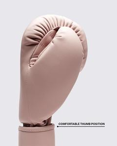 ถุงมือชกมวยหนังวัวแท้สีชมพูสุดหรู กันน้ำ สายปรับได้ สำหรับฝึกซ้อมมืออาชีพ ลดราคาพิเศษ - Product Image 4