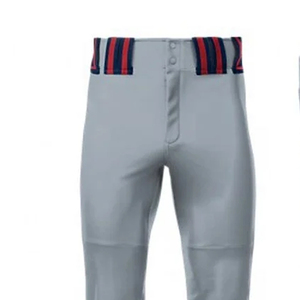 Wholesale Plus Size Sleeveless Breathable Anti-Bacterial Anti-UV <b>Baseball</b> Pants Sets OEM Polyester Stretch Quick Dry Team - Product Image 2