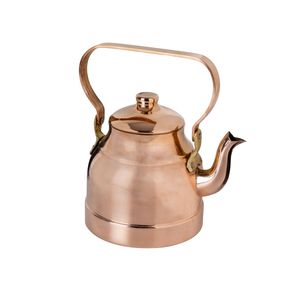 Bouilloire à thé en cuivre traditionnelle faite à la main, théière en cuivre pour faire bouillir l'eau, le thé, le café, pour cuisinière, maison, hôtel, restaurant, cuisine - Product Image 1