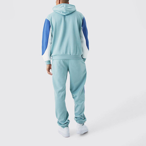 Ensemble de vêtements de sport pour homme, sweat-shirt et jogging en coton et polyester lourd, ensemble de survêtement unisexe écologique - Product Image 6