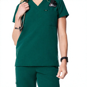 Uniformes de Enfermería, Blusas Médicas, Ropa de Trabajo para Hospitales, Clínicas Dentales y Salones de Belleza, con Logotipo Personalizado, Unisex, Elásticas en 4 Direcciones, Transpirables y de Secado Rápido - Product Image 5
