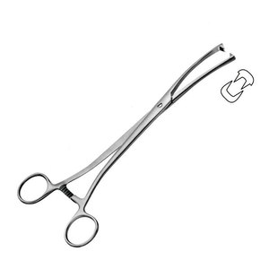 Pinzas Museux de Acero Inoxidable, Instrumento Quirúrgico Ginecológico para Uso en Hospitales y Clínicas Obstétricas, Pinzas Museux - Product Image 1