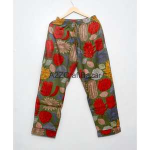 Conjunto de Pijama de 2 Piezas para Mujer, Hecho a Mano, de Lujo, Vintage, Floral, Invierno/Otoño, 100% Algodón, Suave, Liso, de Secado Rápido y Transpirable - Product Image 2