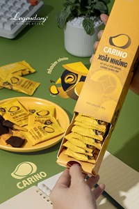 High Quality Semi-<b>Sweet</b> Chocolate-dipped Dried Mango From Vietnam-90g <b>Box</b> OEM/ODM for Retailing - Product Image 4